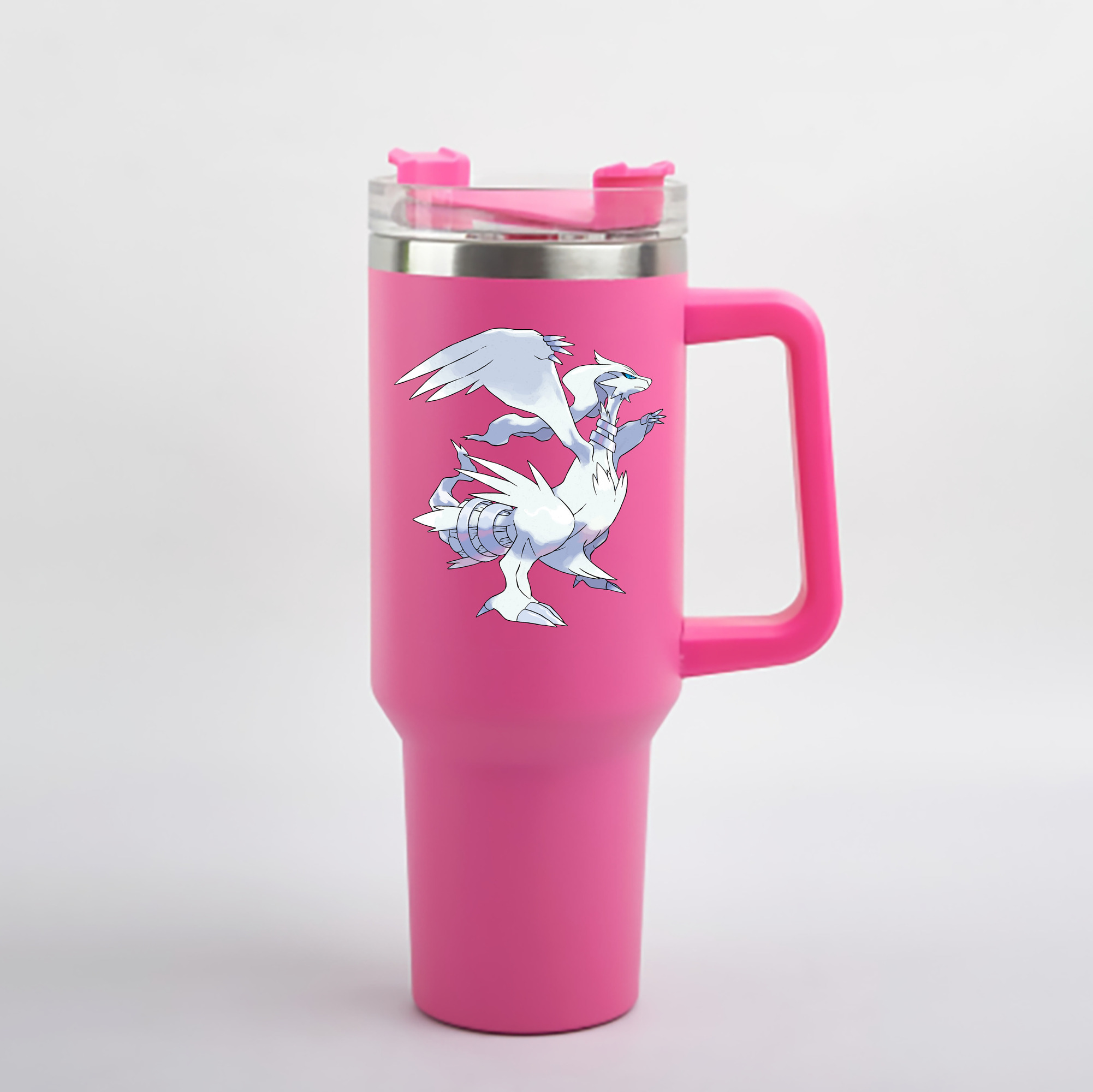 （画像用） ポケットモンスター Pokémon 1200mL車用タンブラー - クリスタルステッカー（プラスチックストロー付き）